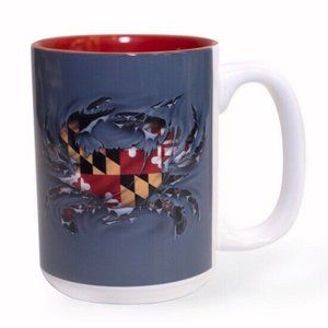Maryland Ripped Crab Coffee Mug - NEW Fast Ship